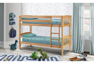 Julian Bowen Lincoln Antique Pine Bunk Bed (6665937879214)