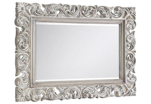 Julian Bowen Baroque Distressed Rectangular Wall Mirror (5801696067750)