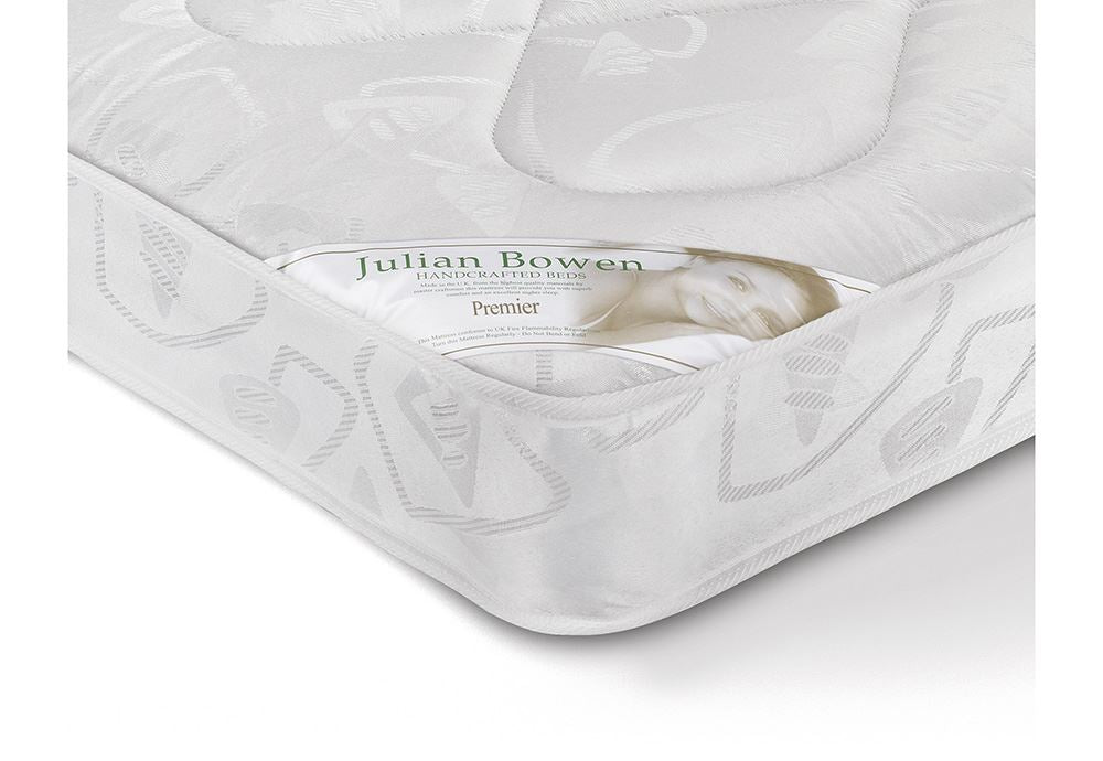 Julian Bowen Jessica Stone White Underbed Trundle Guest Bed w/ Premier