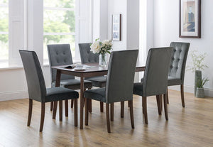 Julian Bowen Kensington Walnut Extending Dining Table (5805939392678)
