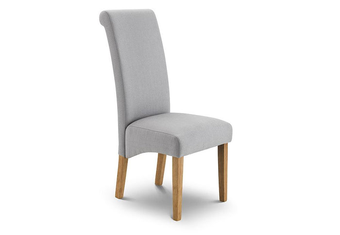 OSD Rio Shale Linen with Light Oak Dining Chair (Set of 2)