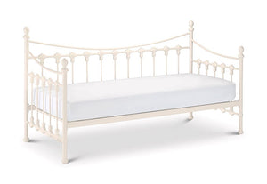 Julian Bowen Versailles White Guest Bed w/Premier Mattresses and Underbed Single (5639803764902)