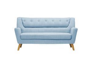 Birlea Lambeth Duck Egg Blue,Grey Large Medium Chair Upholstered Fabric Sofa (5600597246118)