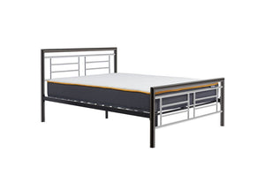 Birlea Montana Chrome & Nickel Steel Metal Bed Frame 4FT6 Double and 5FT King (5597591666854)