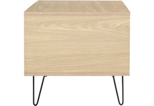 Seconique Bergen Oak Effect with White and Grey 2 Drawer Coffee Table (5732269064358)