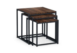 Julian Bowen Tribeca Walnut Nest of Tables (6933980807342)