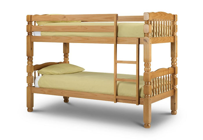 Julian Bowen Chunky Antique Pine Bunk Bed