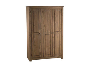 Birlea Santiago Solid Pine 2 Door Wardrobe and 3 Door Wardrobe (5600579977382)