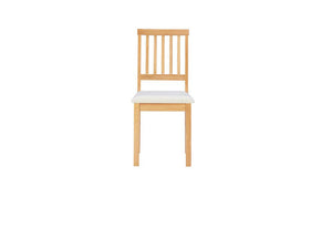 Birlea Lille Drop Leaf Cream & Oak Dining Set -Drop Leaf Table & 2 Dining Chairs (5596108947622)