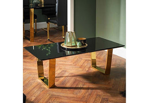 LPD Furniture Antibes Black High Gloss Coffee Table (6556410314926)