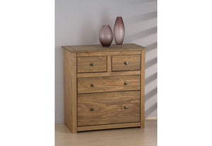 Birlea Santiago Solid Pine 2 Over 2 Chest,4 Drawer, 5 Drawer and 6 Drawer Chets (5600476463270)