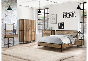 Birlea Urban Rustic Wooden Bed 4FT Small Double, 4FT6 Double and 5FT King Size (5597546381478)