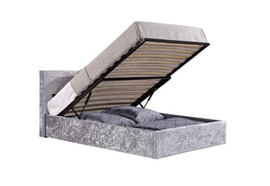Birlea Berlin Upholstered Fabric Ottoman Bed Single, Small Double, Double & King (5596542959782)