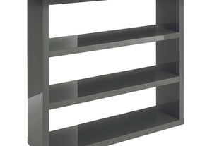 LPD Furniture Puro High Gloss White, Charcoal, Cream and Stone Bookcase (6164279656622)