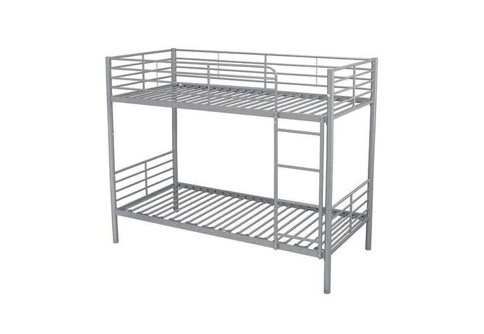 LPD Furniture Apollo Silver and White Bunk Bed