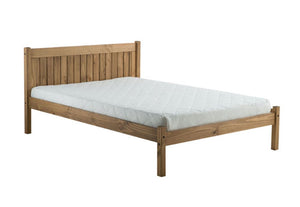 Birlea Rio Pine, White Wooden Bed Frame 3FT Single, Small Double and Double (5597558407334)