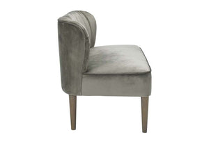 LPD Furniture Bella Blue Grey Pink Blue Grey Pink Fabric 1 Seater 2 Seater Chair (6556885254318)