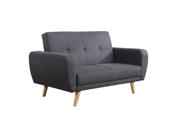 Birlea Farrow Grey Large and Medium Upholstered Fabric Sofa Bed