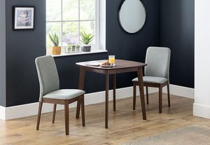 Julian Bowen Lennox Walnut Square Dining Table (5805957939366)