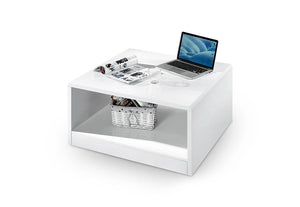 Julian Bowen Manhattan White High Gloss Coffee Table (5644600475814)