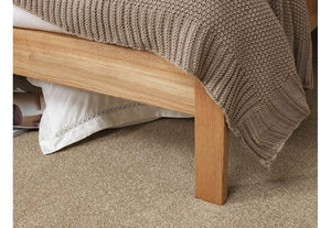 Serene Thornton Oak Wooden Bed 3FT Small Double 4FT6 5FT King 6FT (6678472786094)