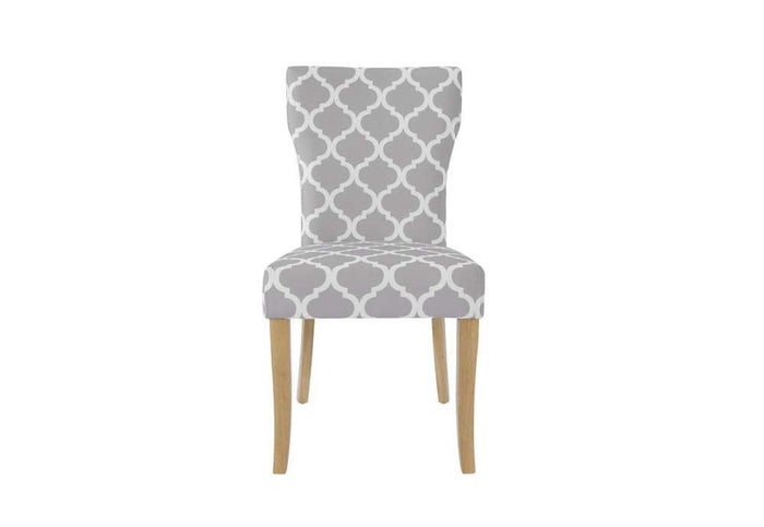 OSD Hugo Patterned Fabric Dining Chair (Set of 2)