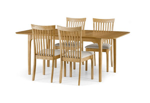 Julian Bowen Ibsen Oak Extending Dining Table (5805932773542)