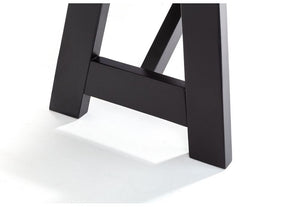 Julian Bowen Hockley Black and Oak Rectangular Bench (5805885587622)