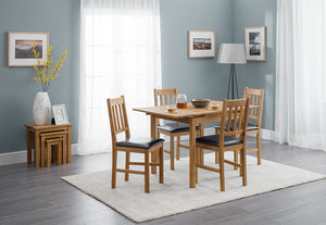 Julian Bowen Coxmoor Oiled Oak Extending Dining Table (5801661333670)