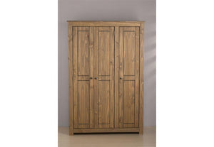 Birlea Santiago Solid Pine 2 Door Wardrobe and 3 Door Wardrobe (5600579977382)