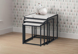 Julian Bowen Tribeca White Nest of Tables (6934512468142)