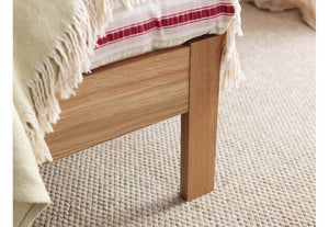 Serene Thornton Oak Wooden Bed 3FT Small Double 4FT6 5FT King 6FT (6678472786094)