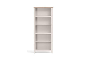 Julian Bowen Richmond Elephant Grey 5 Shelf Tall Bookcase (5671480230054)