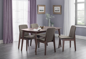 Julian Bowen Kensington Walnut Extending Dining Table (5805939392678)