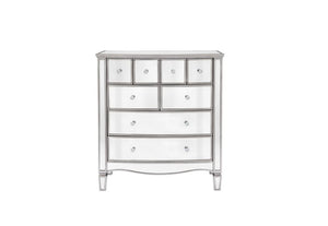 Birlea Elysee Mirrored Glass 5 Drawer Narrow, 6 Drawer Wide and Merchant Chests (5600441958566)