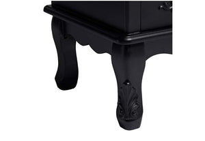 LPD Furniture Antoinette Black and White 5 Drawer Tallboy Chest (6556836528302)