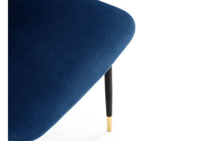 Julian Bowen Delaunay Grey, Blue, Mustard & Dusky Pink Velvet Dining Chair (7582826397870)