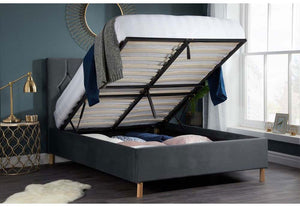Birlea Loxley Upholstered Fabric Ottoman Bed 4FT 4FT6 Double 5FT King Size (5698933555366)