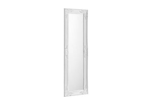 Julian Bowen Palais Matt White Rectangular Dressing Full length Mirror (5801697247398)