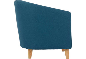 Seconique Tempo Dark Brown,Grey,Mustard,Petrol Blue, Red & Sand Fabric Tub Chair (5727871467686)