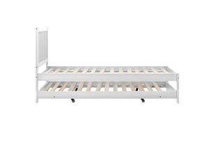 Birlea Buxton Pine & White Wooden Guest Bed w/ Comfort Care Mattress Single (5698005401766)