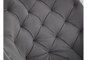 Julian Bowen Lorenzo Grey & Blue Velvet Cantilever Dining Chair (7582899175598)