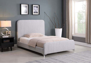 Seconique Hampton Grey Teal Upholstered Fabric Bed 4FT6 Double 5FT King Size (5674808705190)