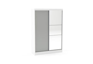 Birlea Lynx High Gloss 2 Door Sliding Mirror Wardrobe (5600546324646)