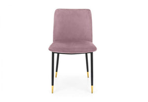 Julian Bowen Delaunay Grey, Blue, Mustard & Dusky Pink Velvet Dining Chair (7582826397870)
