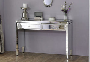 Birlea Valencia Mirrored Bevelled Glass 2 Drawer Sideboard (5596239855782)