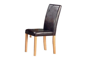 Heartlands Ashdale Black Brown Dining Chair (7485861920942)