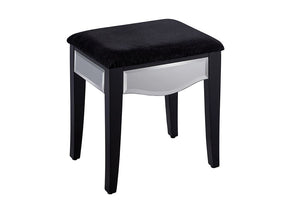 Birlea Palermo Mirrored Glass Dressing Table Stool (6710357655726)