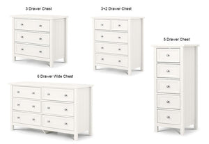 Julian Bowen Maine 3 Drawer 3 + 2 Drawer 5 Drawer Tall 6 Drawer Wide Chests (5642213392550)