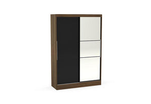 Birlea Lynx High Gloss 2 Door Sliding Mirror Wardrobe (5600546324646)